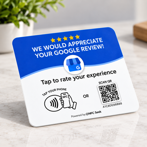 NFC Google Review Card